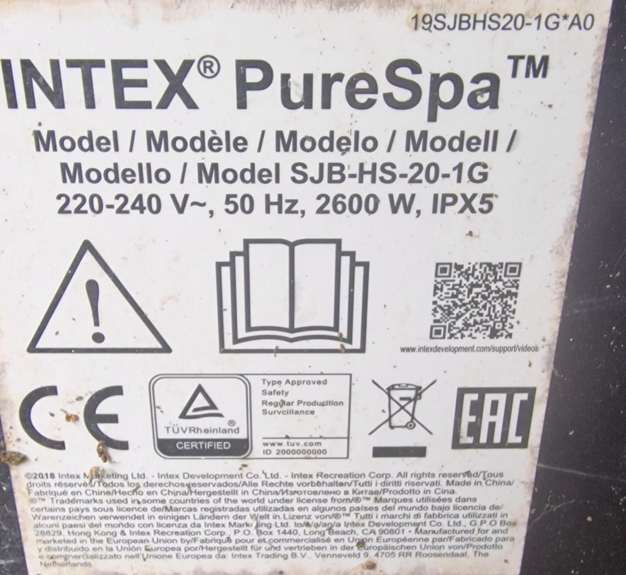 Intex PureSpa Jets & Bubbles 4p (opknappertje, zie omschrijving)
