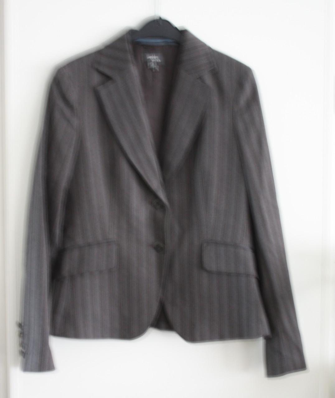 Bruine streepen blazer  maat 38