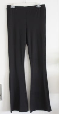 Zwarte flareat broek maat xl