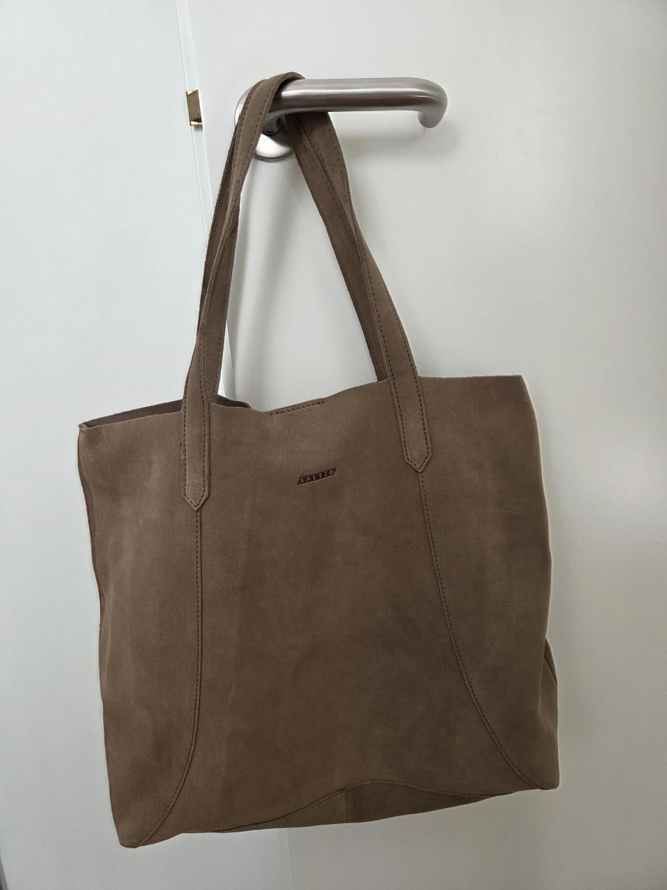 Suède shopper Salted, NIEUW