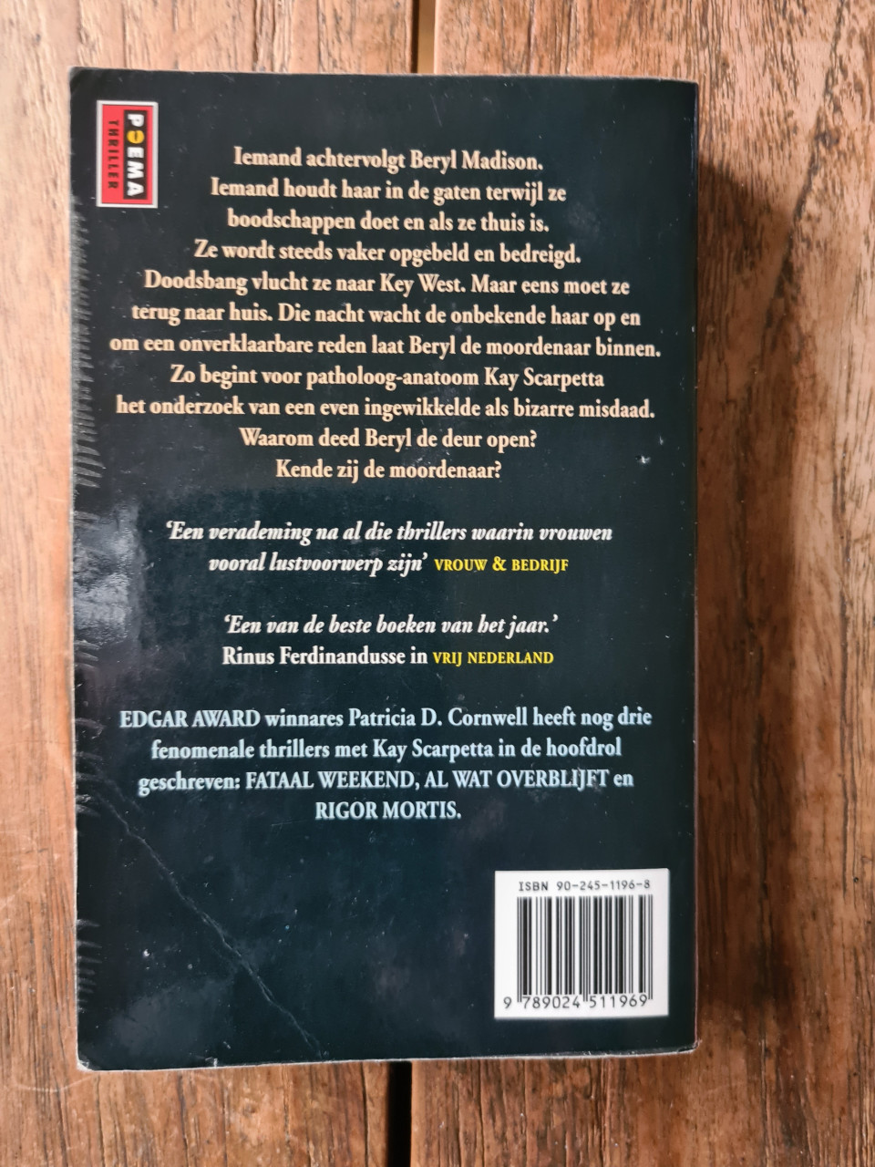 Boek thriller