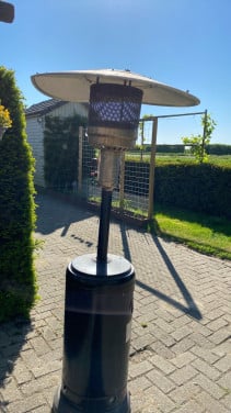 Terras verwarmer op gas