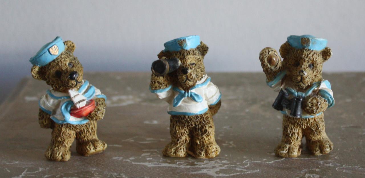 Set van 3 visserij beertjes klein