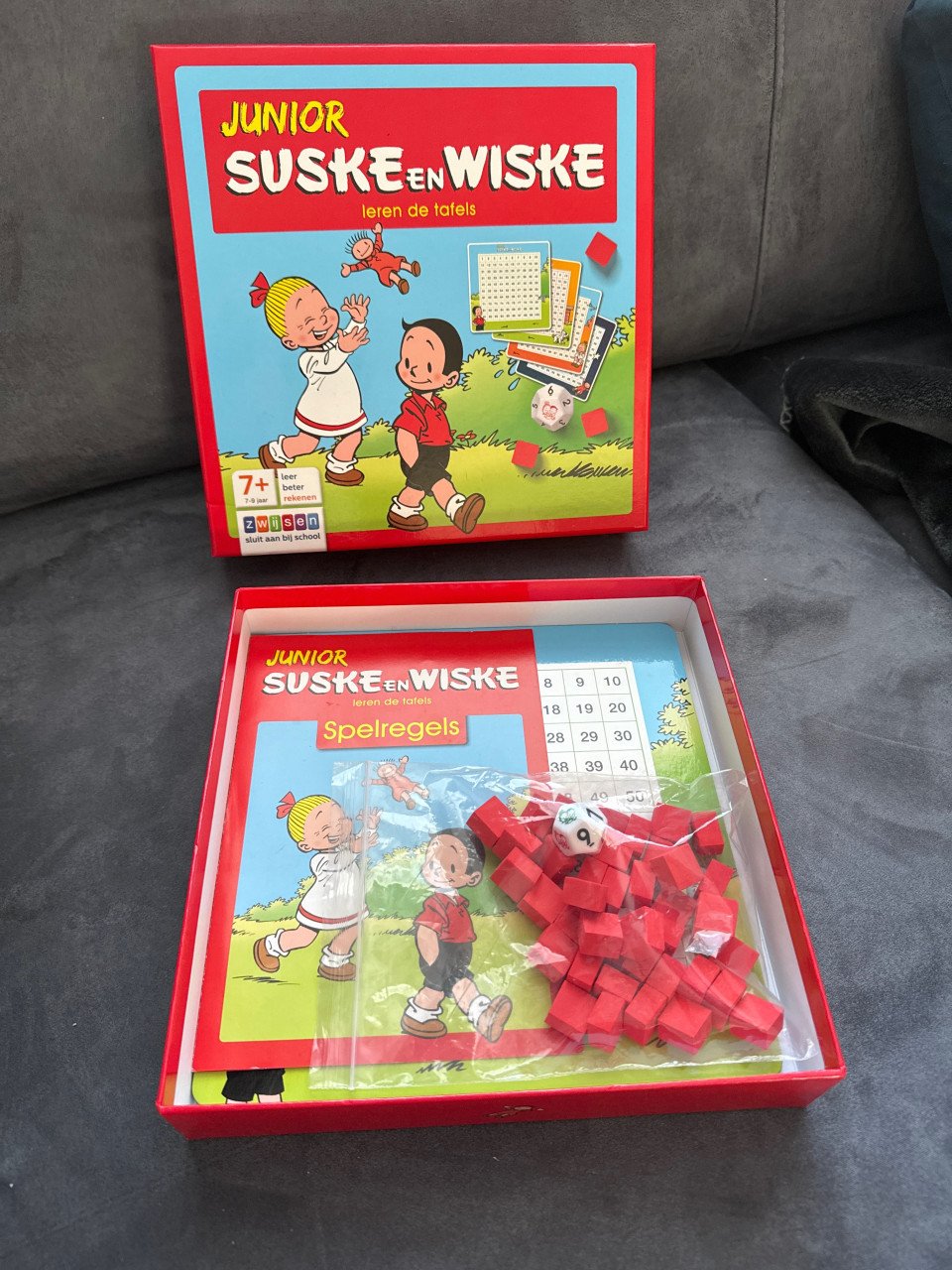 Suske en Wiske leren de tafels