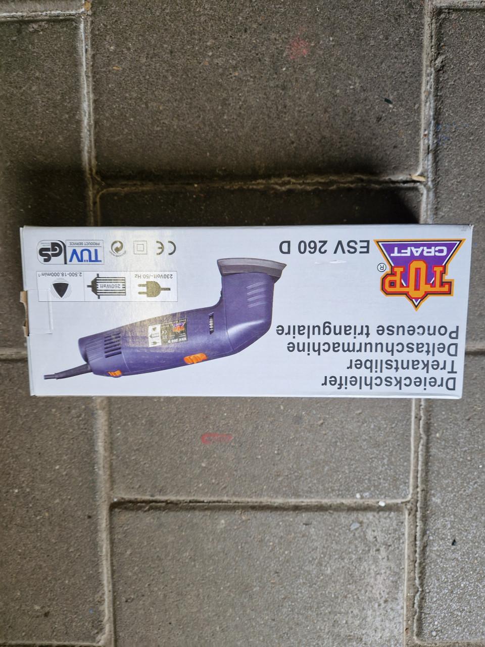 Driehoek schuurmachine.