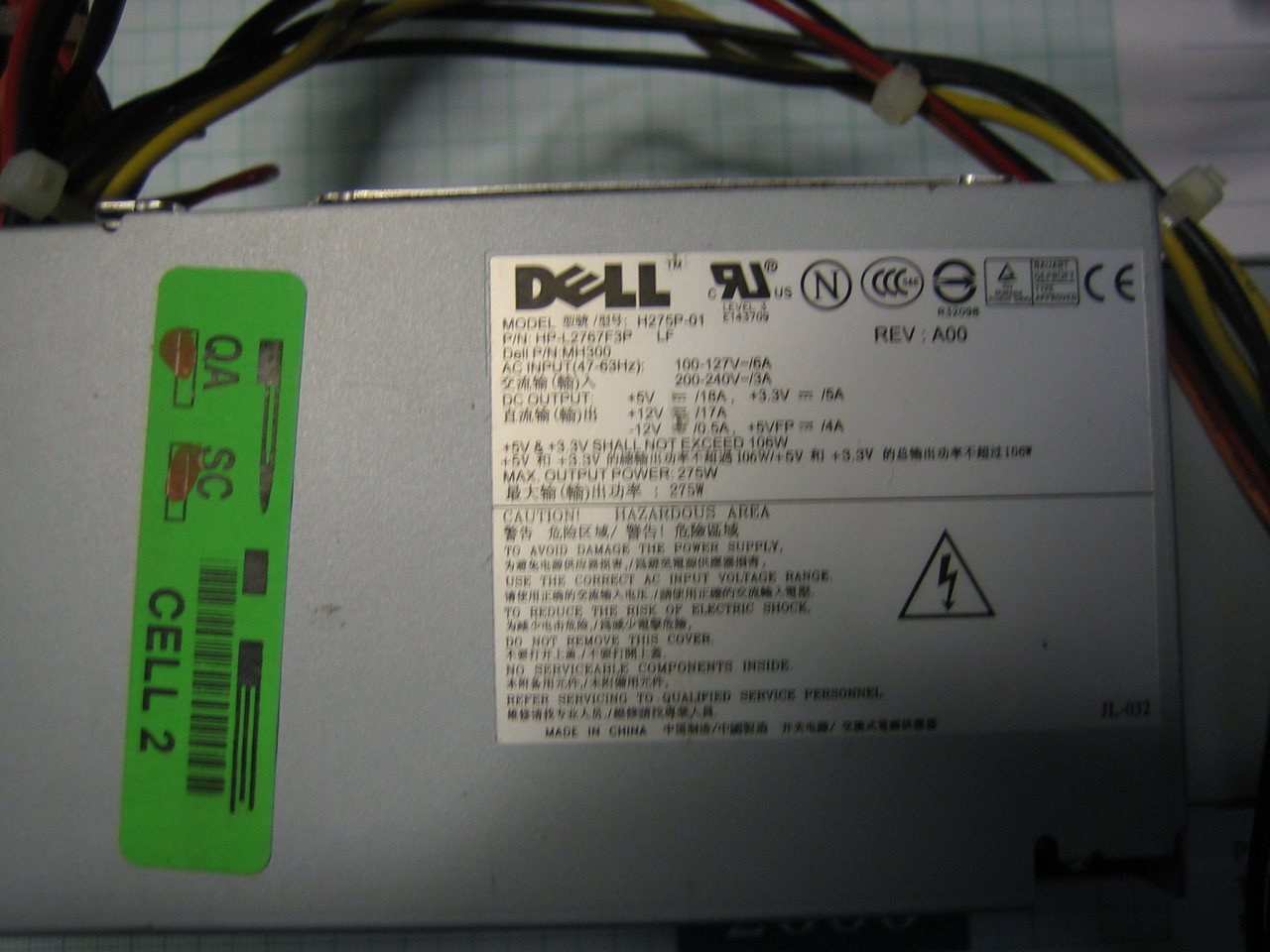 Dell Optiplex voeding MH300