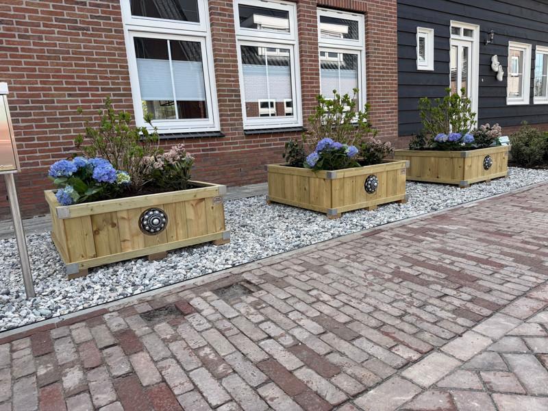 Zeeuwse knop bloembakken projecten ter inspiraties L100 x B100 x H40