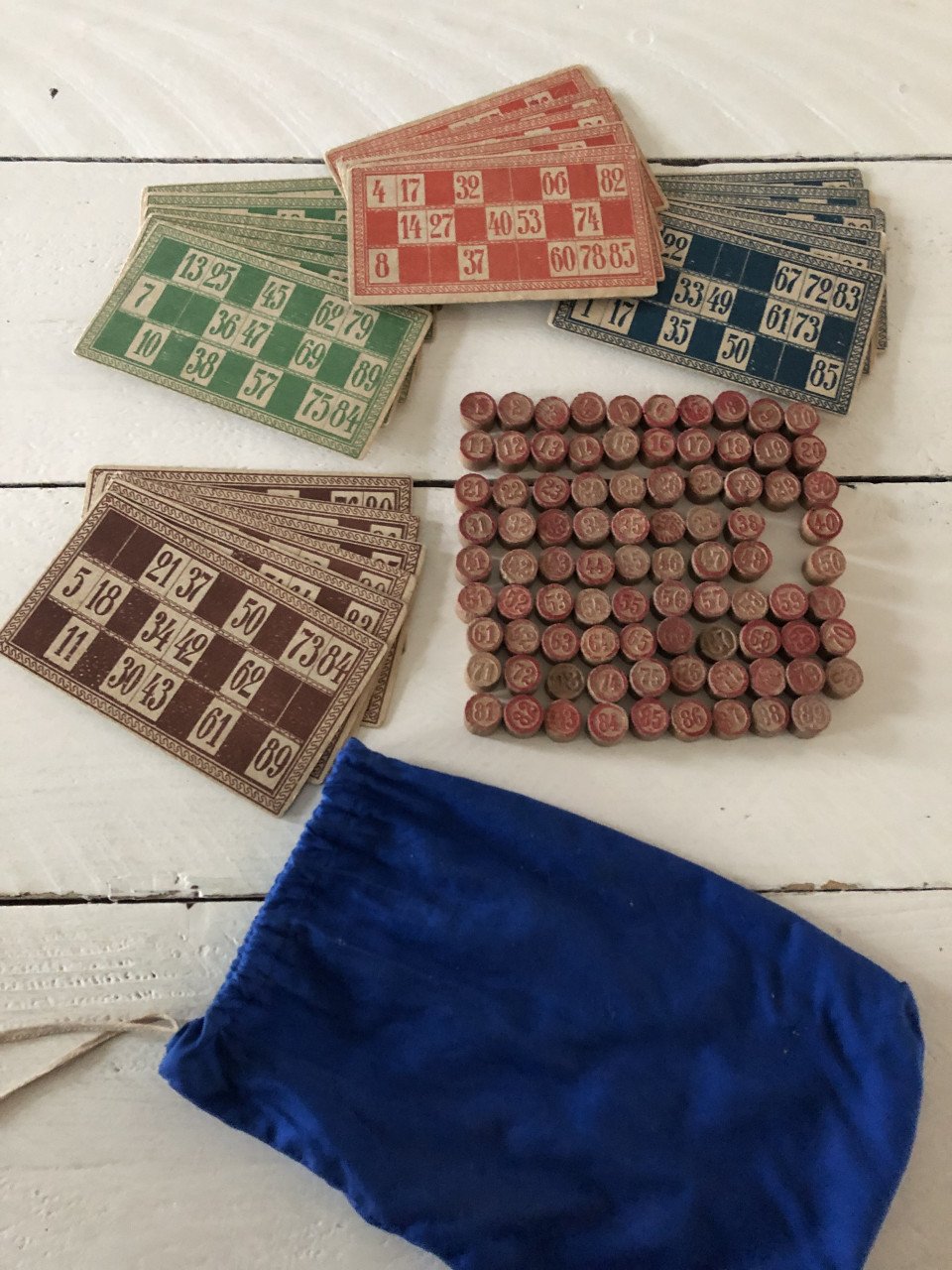 Vintage Lotto / Bingo spel