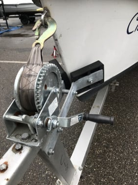 Boot Trailer met gratis zeilboot
