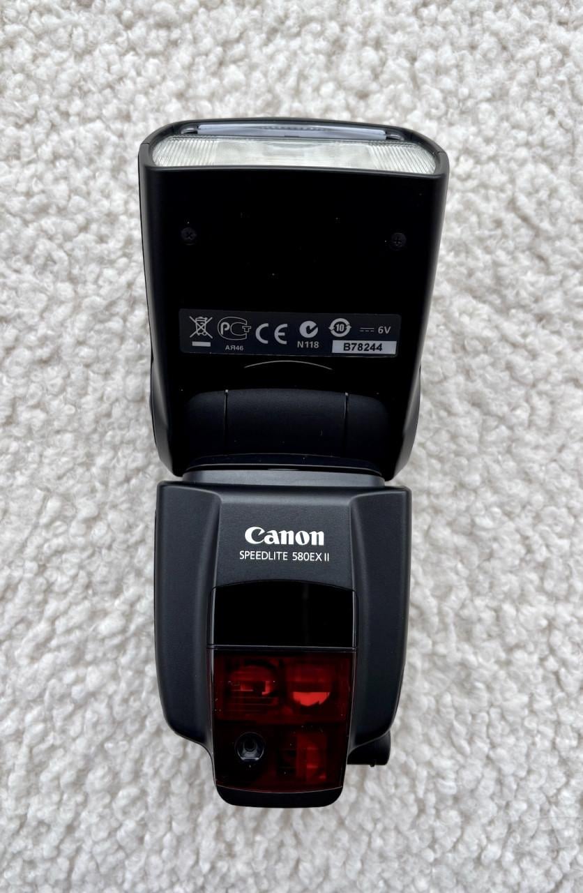 Canon Speedlite 580EX II — nieuwstaat + extra opzet diffuser
