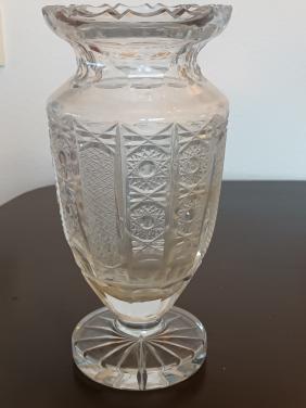 ZWARE KRISTALLEN VAAS