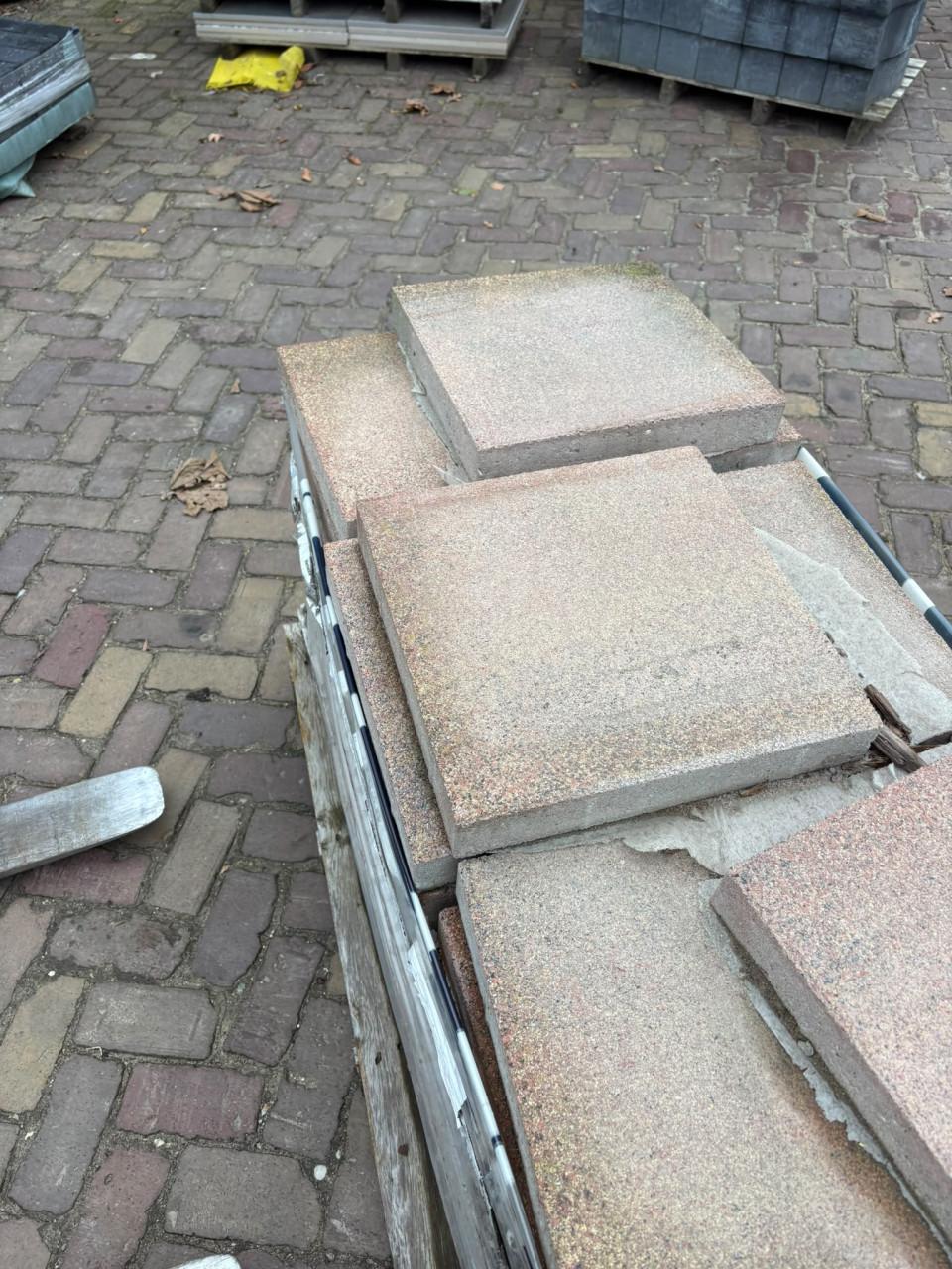 Partij betontegels wildverband Safari 6 cm dik