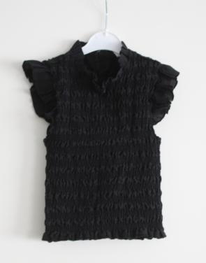 Zwart tshirt  maat 122-128