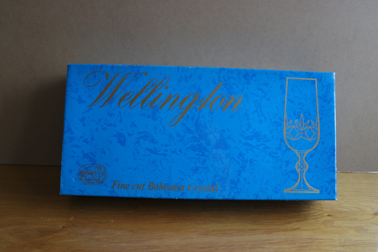 Bohemia kristal uit Tsjechië 6 champagne flute 180 ml Hoog 17,5 cm