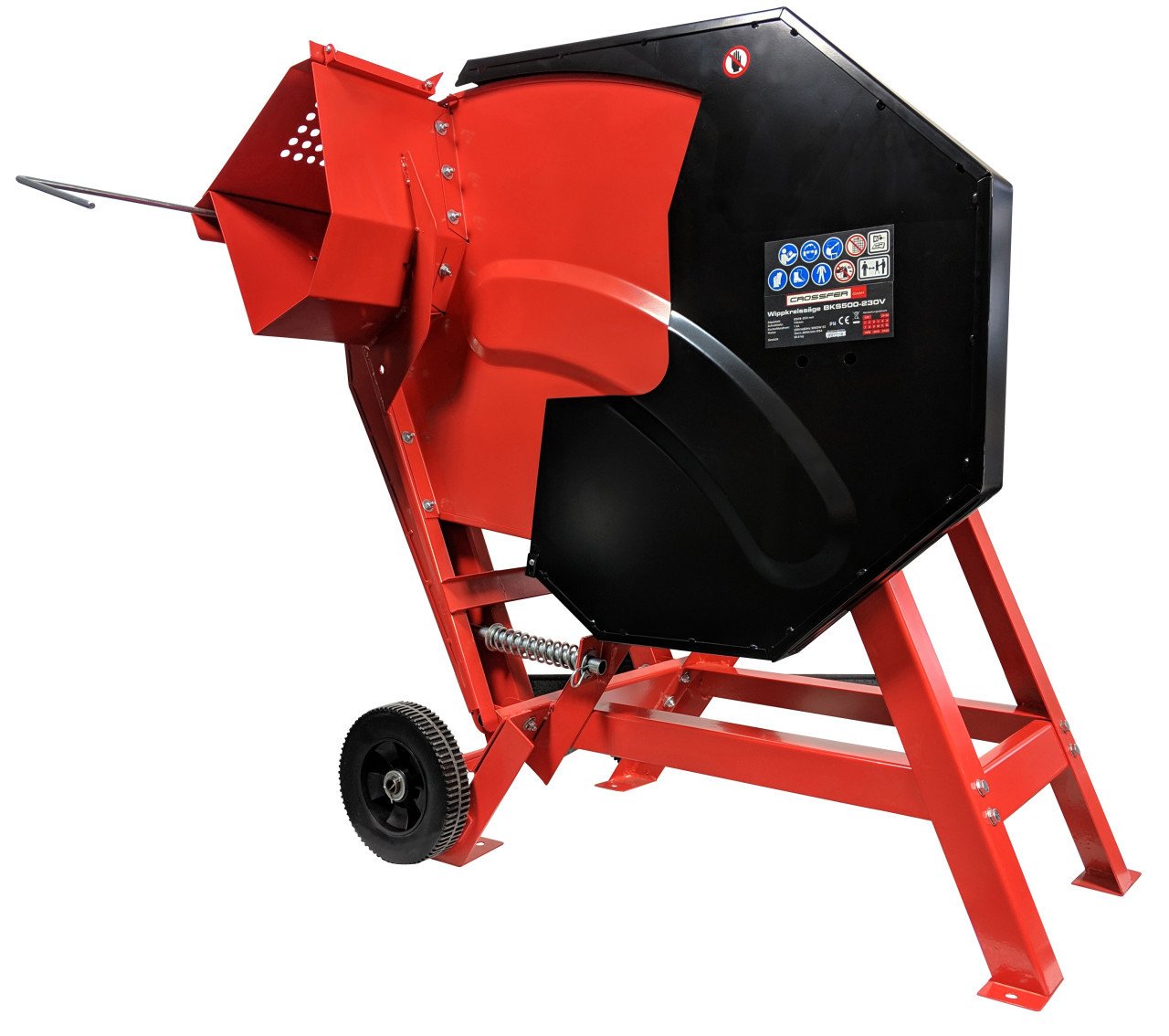 Houtzaag, afkortzaag, brandhoutzaag, cirkelzaag, zaag BKS-500/230Volt