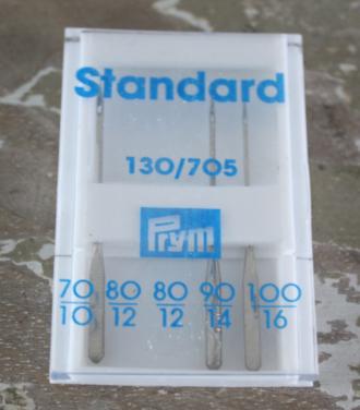 Naaimachiene naalden standaard