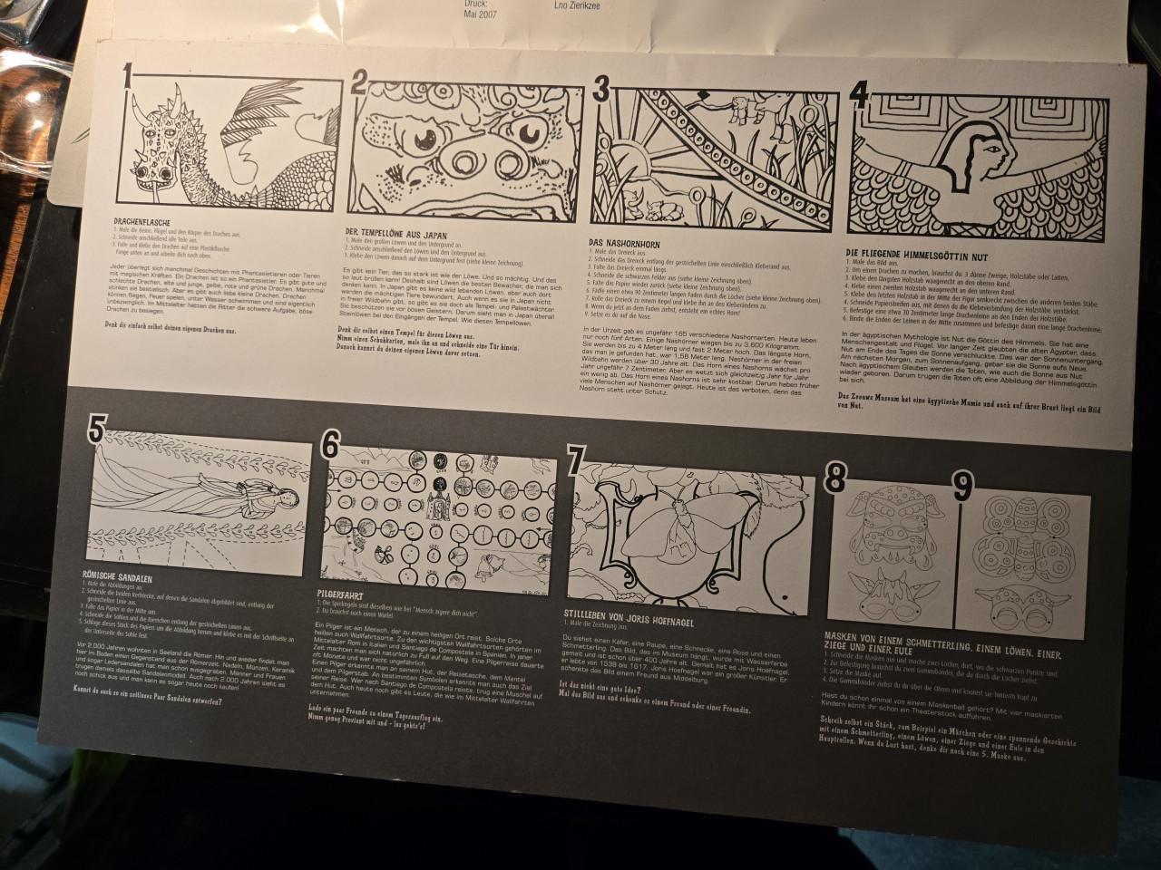 Creatief kleur- en knutselboek , Zeeuws Museum in Middelburg