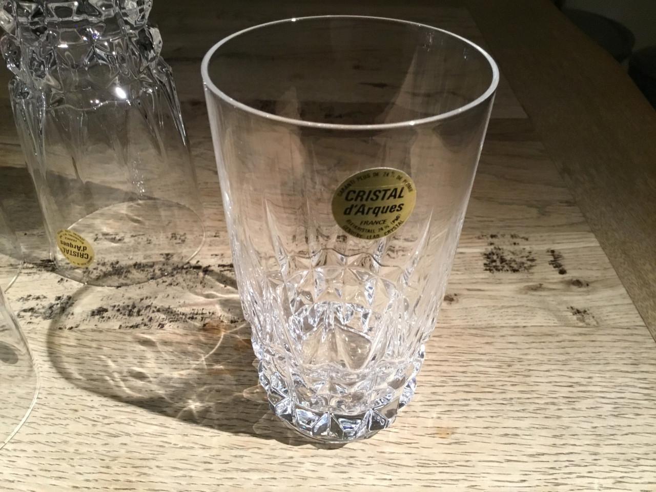 6 Kristallen Glazen Cristal D,Arques