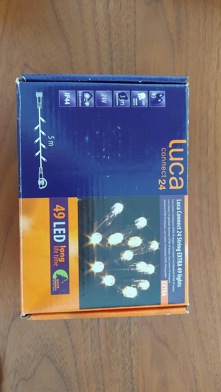 Kerstverlichting led warmwit,  Luca Connect 24 String Extra 49 lights