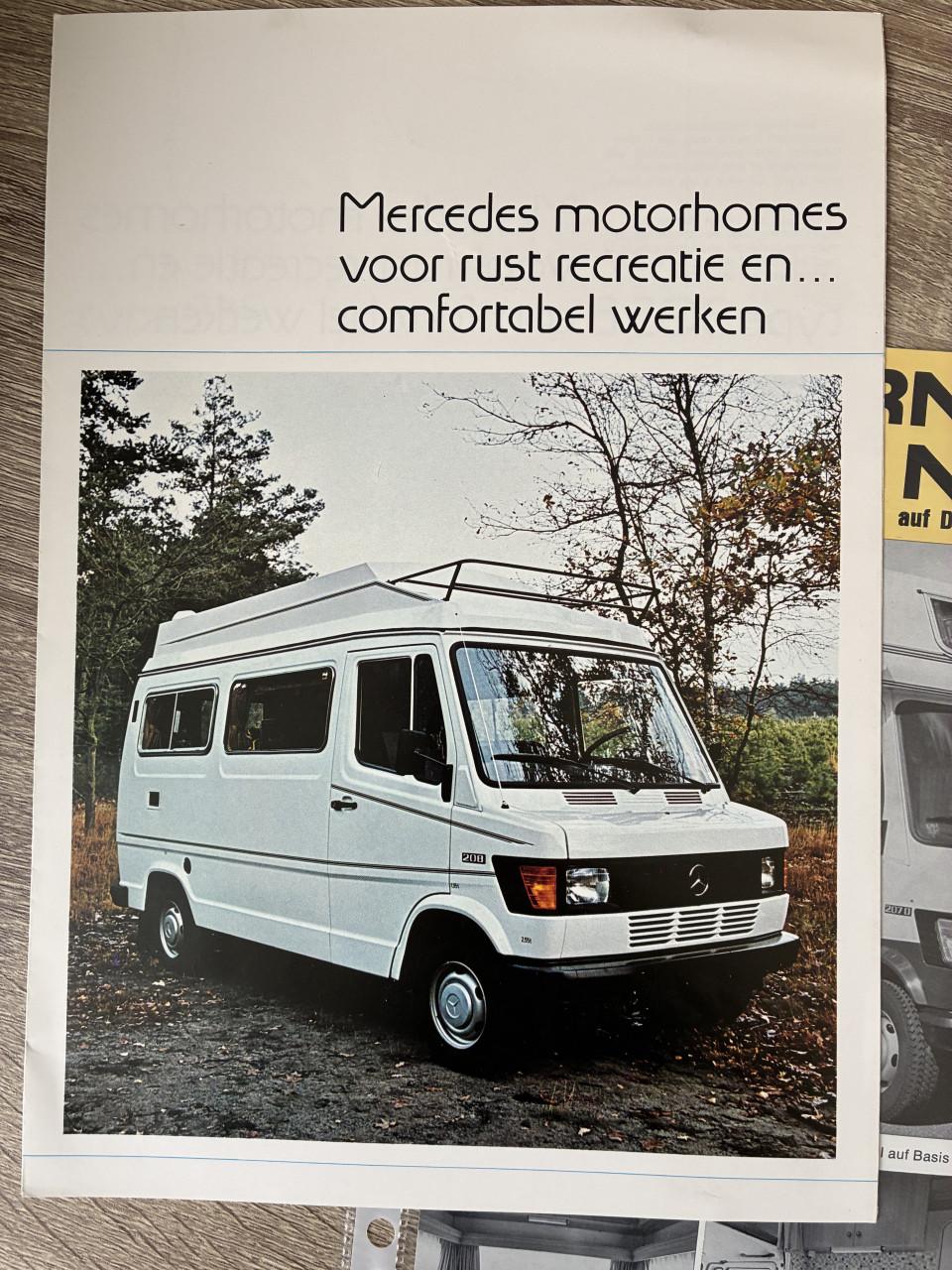 Mercedes 207 208 camper folders