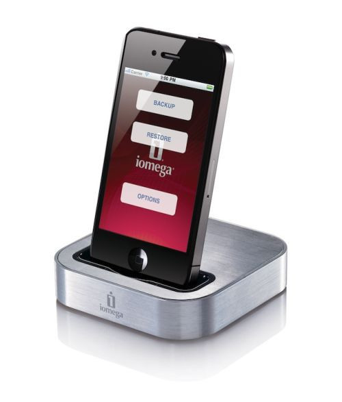 Iomega SuperHero Backup & Charger voor iPhone & iPod touch