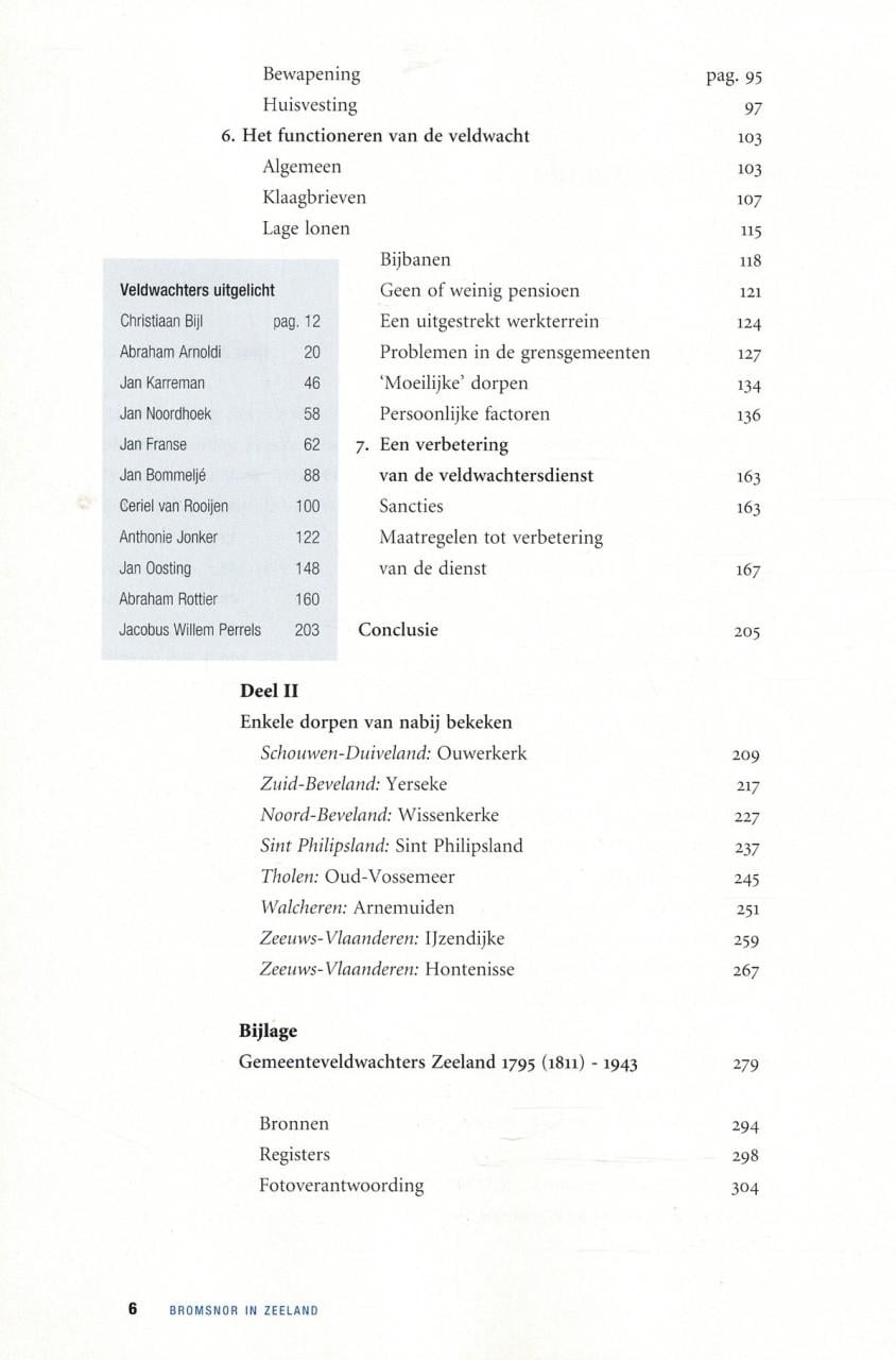 Bromsnor in Zeeland. Geschiedenis van de gemeenteveldwacht. 1795-1943