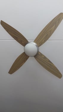 Ventilator met licht