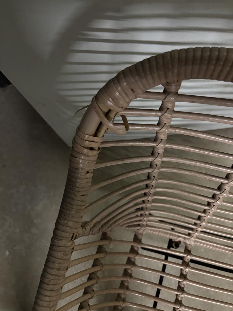 Tuinstoelen rotan 4x