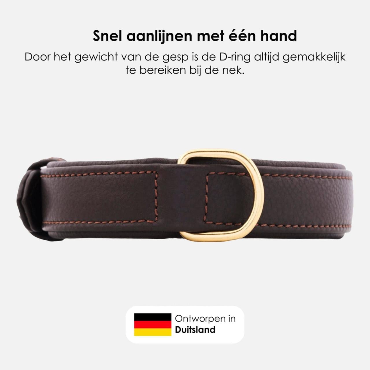 Leren halsband William Walker