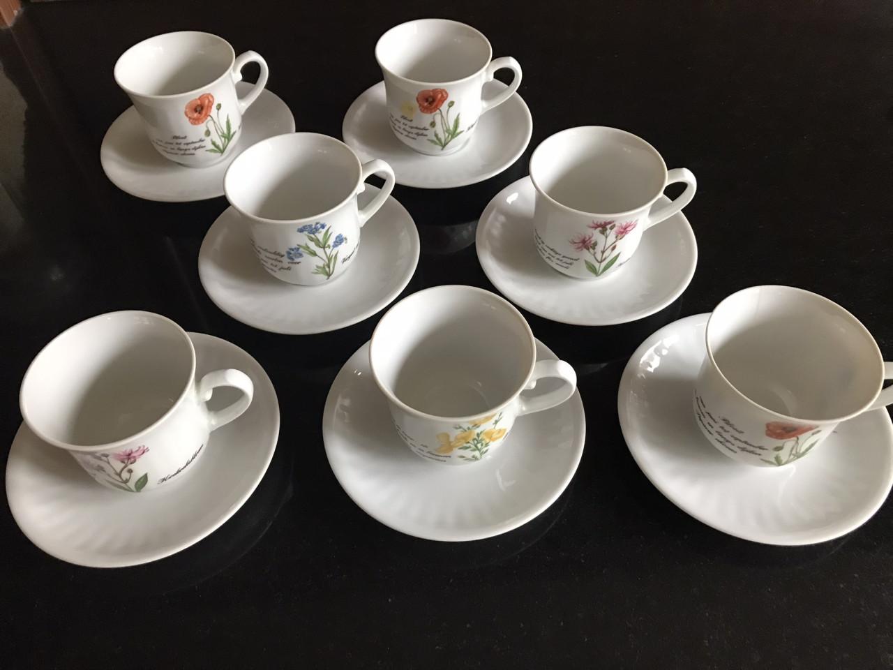 Kop en schotels Libelle