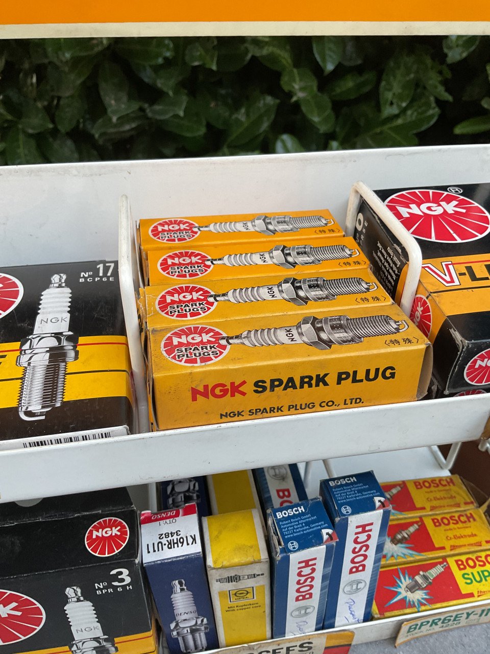 Vintage wandrek NGK bougies
