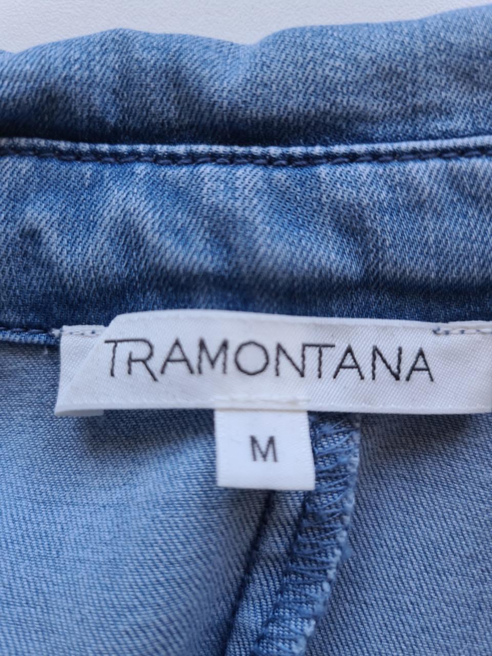 Tramontana Maxi Doorknoop Jurk - Zachte Spijkerstof