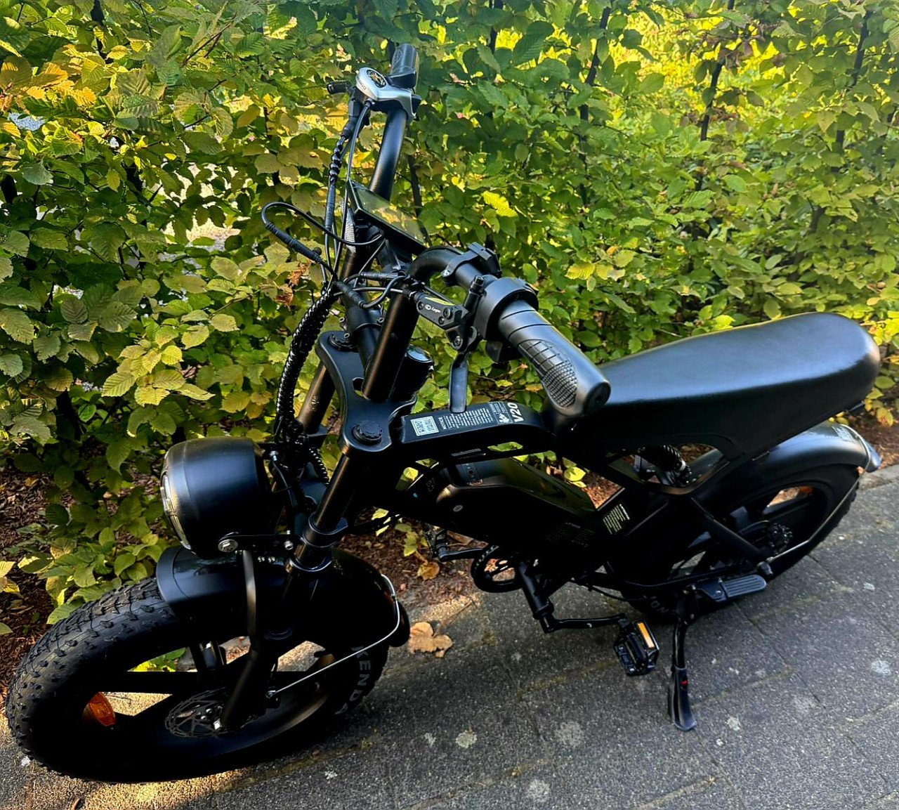Fatbike V20 met toebehoren