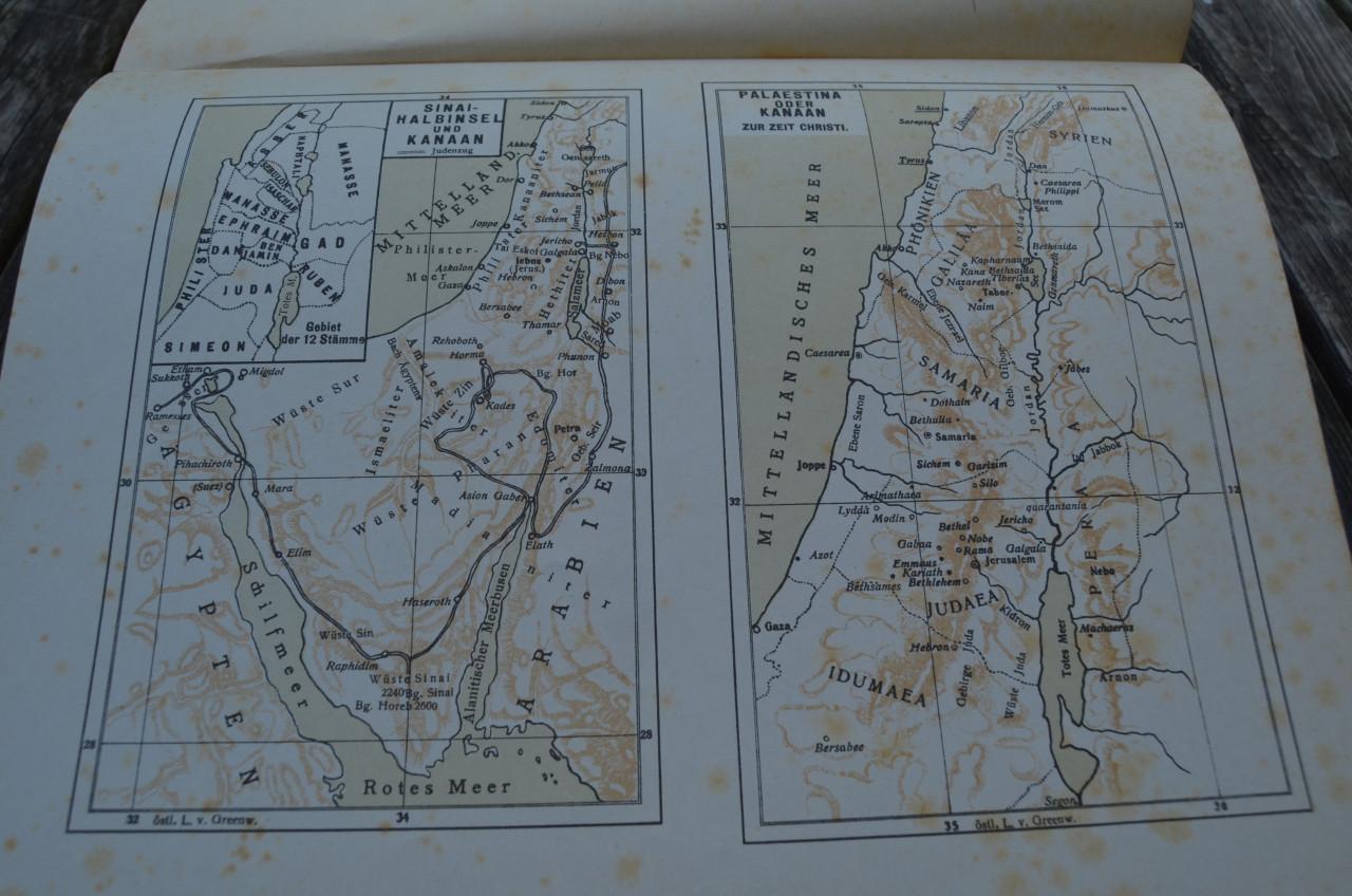 Duitse Volksbijbel Deutsche Volksbibel 1912 mooie ill.