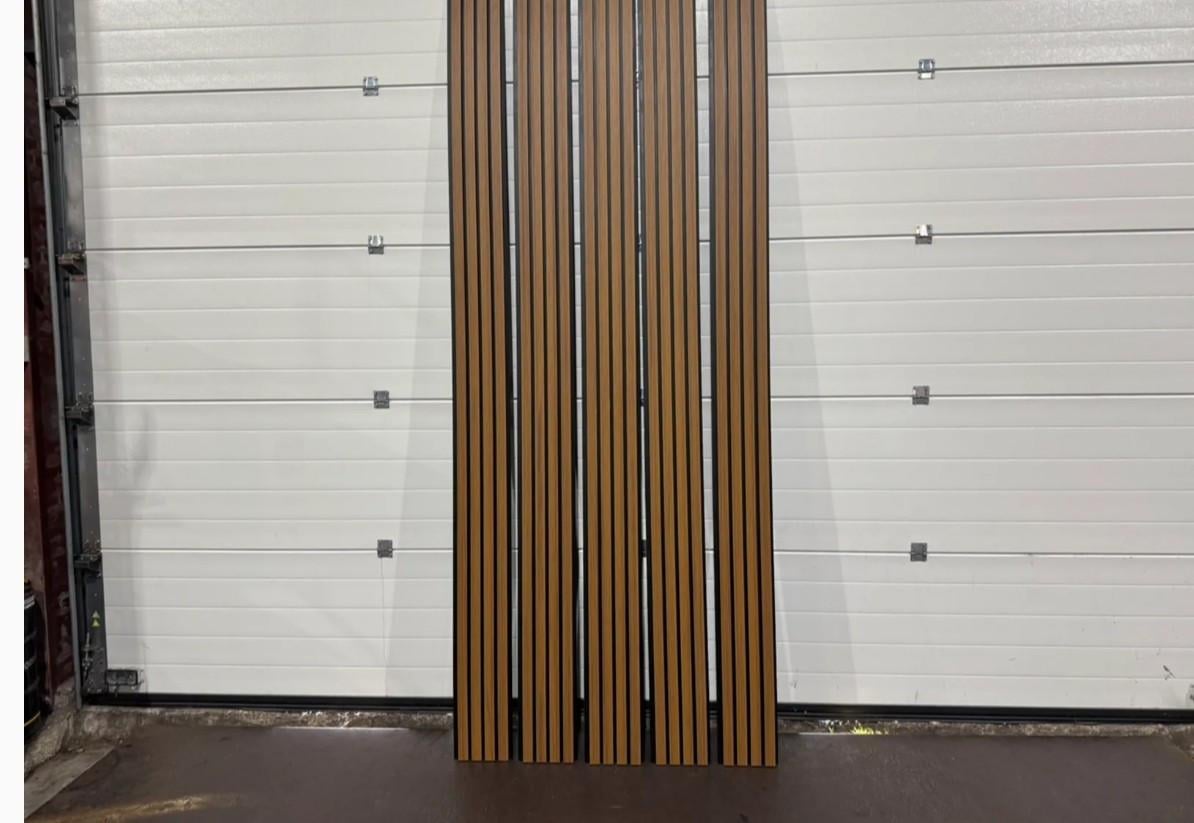 90x onderhoudsvrije WPC gevelpanelen 5G teak/jatoba 200 cm