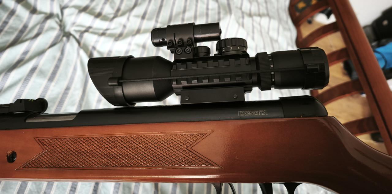 Luchtbuks 5.5 mm onderspanner te koop