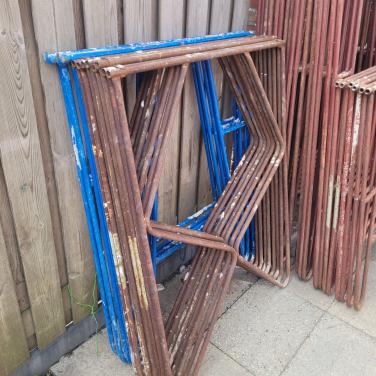 6 stuks schragen 135 cm