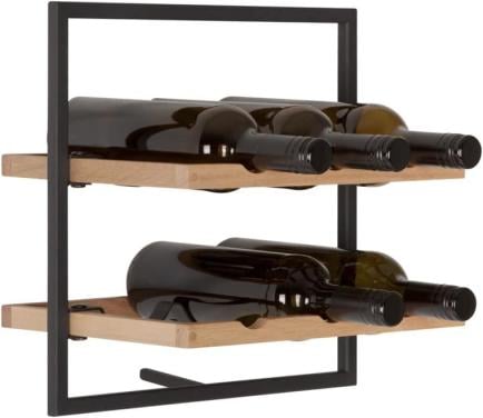 Verschillende wijnrekken