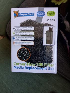 Corner flow super fish filters