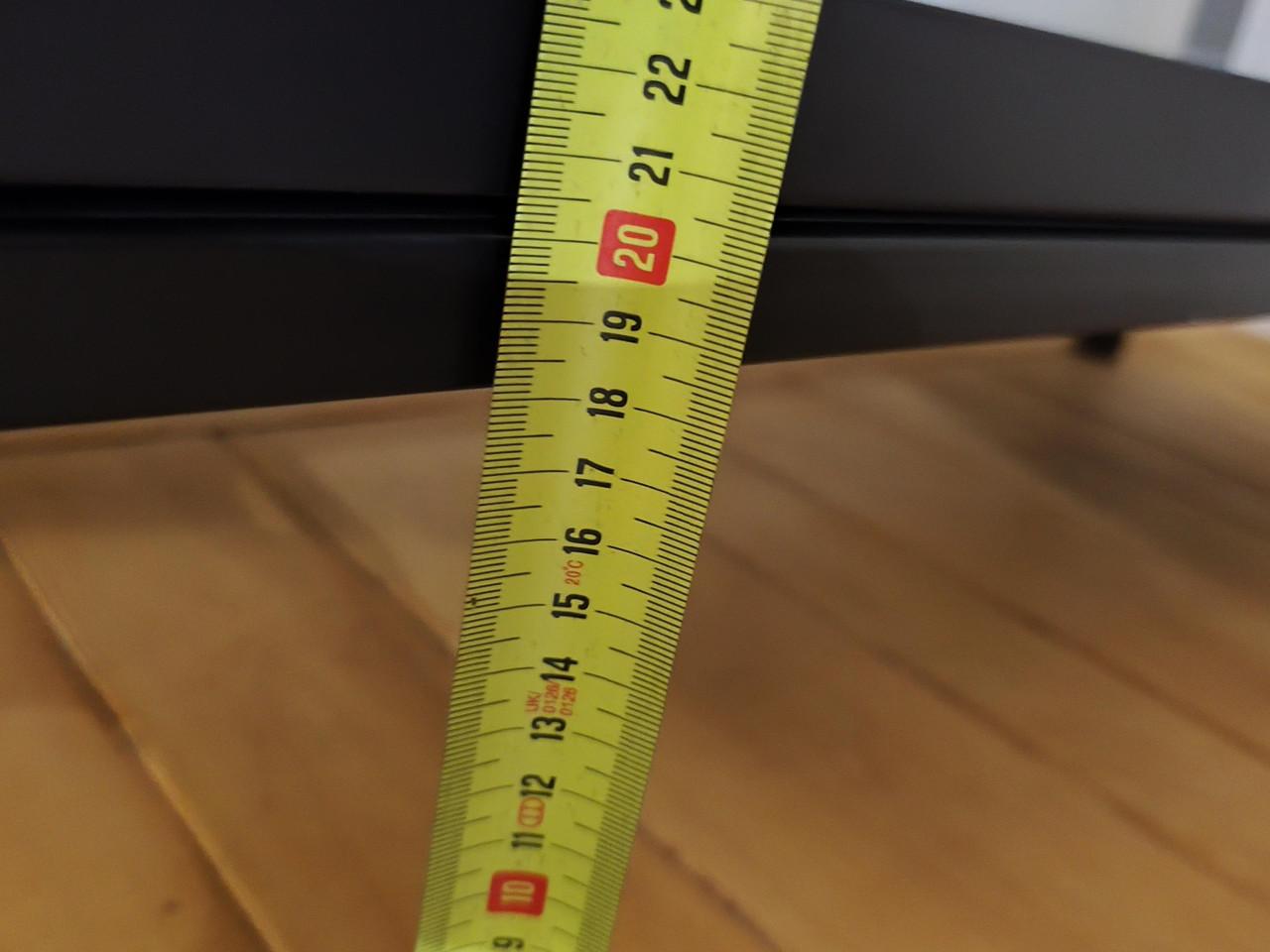 Zgan. Ikea Milsbo vitrinekast, zwart 101x100cm