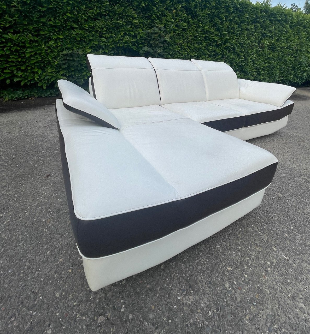 GRATIS LEVERING HEEL NL Chateau d'Ax Echt Leer Hoekbank