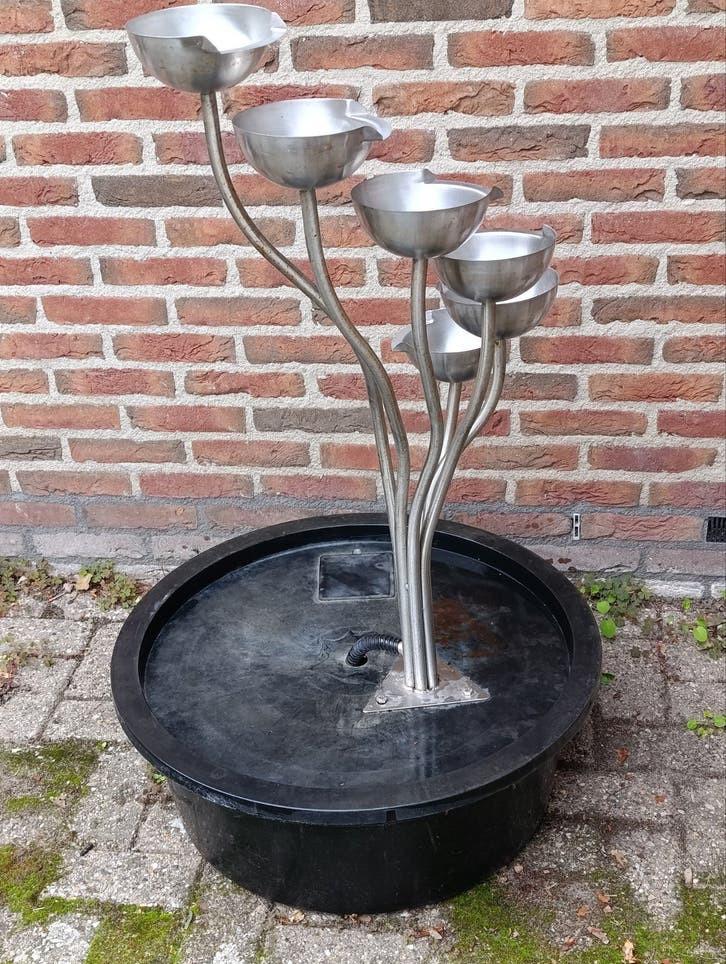 Waterornament - cascadefontein - kelkfontein met 6 schalen