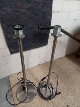 2 staande lampen