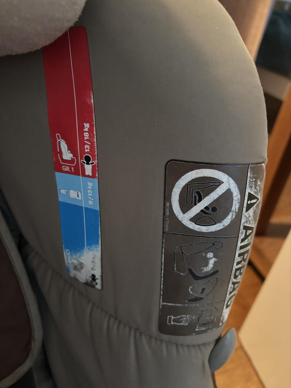 Maxi cosi met isofix nog uitstekend 9-18 kg