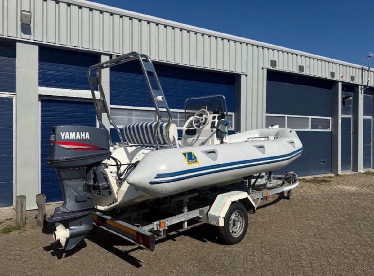 Zodiac Medline 470 voorzien van super sterke en zuinige 85pk Yamaha