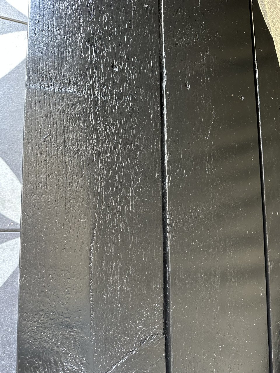 Hoekbank van steigerhout  voor in tuin