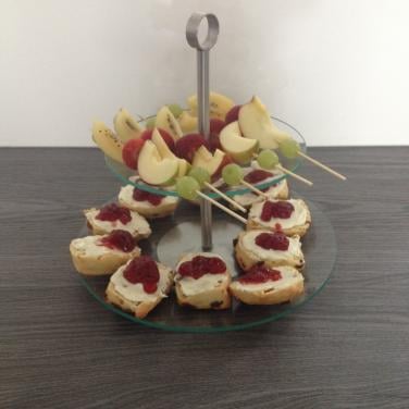 High tea i.c.m. workshop stippen/dots op bord