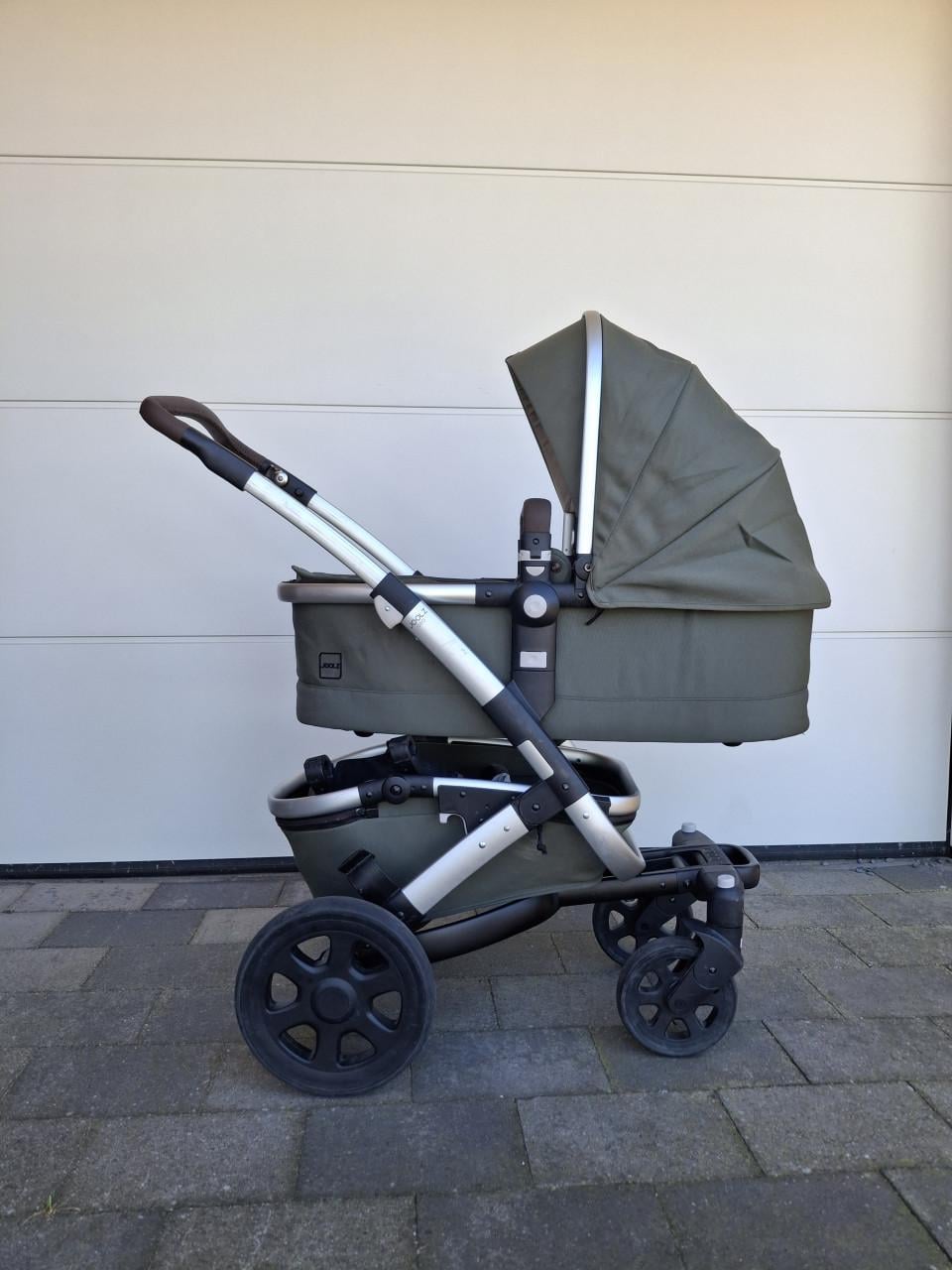Joolz kinderwagen en buggy, groen, met veel accesoires