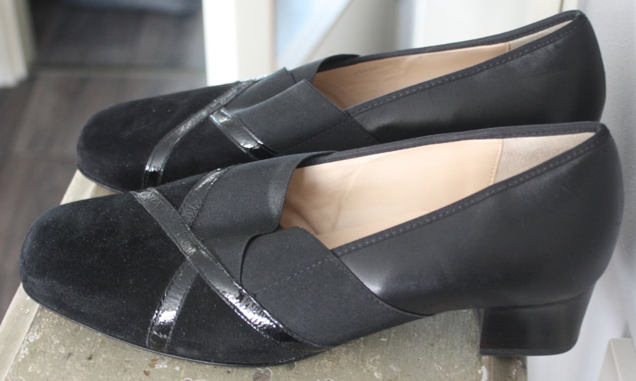 Zwarte pumps maat 6 J