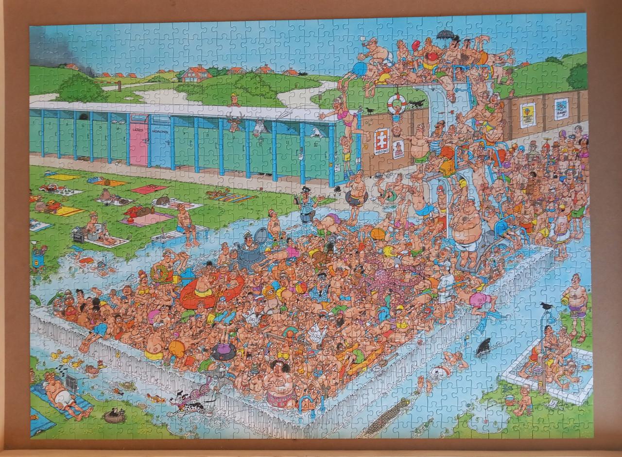 Van Haasteren puzzel Zwembad